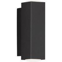 FISCHER & HONSEL Carlo LED wall light, cuboid, up/down black