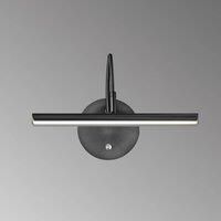 Fischer & Honsel Nami Wall Light, Sand Black, Acrylic Finish, Satin Finish, Length: 43.00 cm, Height: 16.00 cm, Extended Wall: 25.00 cm, Fully Dimmable, CCT 3 Levels,EEGG F,30426