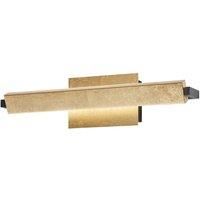 FISCHER & HONSEL LED wall light Pare, gold-coloured, width 40 cm, metal, CCT
