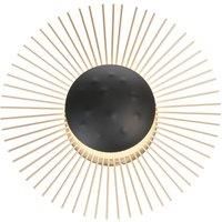 FISCHER & HONSEL Varras LED wall light indirect 30 cm black/gold