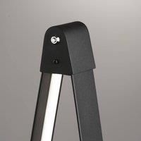 FISCHER & HONSEL Fenga LED floor lamp, touch dimmer, CCT, black