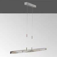 FISCHER & HONSEL Colmar LED hanging light CCT nickel, length 106 cm