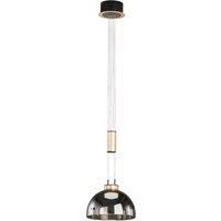 FISCHER & HONSEL Avignon pendant light 1-bulb smoke/black/gold