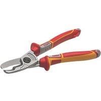 NWS 210mm Tri Heavy Duty Cable Cutter Cutters Plier VDE 1000v Electricians Coppe