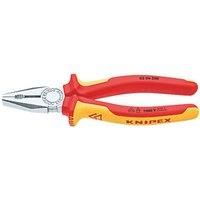 KNIPEX 03 06 200 200MM COMBINATION PLIERS CHROME PLATED 03 06 200