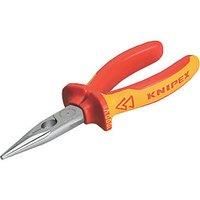 KNIPEX Snipe Nose Side Cutting Pliers (Radio Pliers) 1000V-insulated (160 mm) 25 06 160 SB (self-service card/blister)