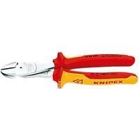 Knipex KPX7406200 200mm High Leverage VDE Diagonal Cutting Pliers