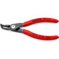 Knipex Precision Circlip Pliers for internal circlips in bore holes grey atramentized, with non-slip plastic coating 130 mm (self-service card/blister) 48 21 J01 SB