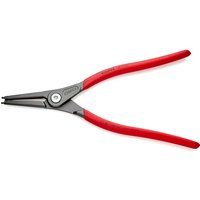 Knipex Precision Circlip Pliers for external circlips on shafts grey atramentized, with non-slip plastic coating 320 mm (self-service card/blister) 49 11 A4 SB