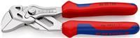 Knipex Pliers Wrench pliers and a wrench in a single tool chrome-plated, with multi-component grips 150 mm 86 05 150