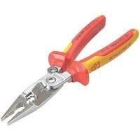 KNIPEX Pliers for Electrical Installation 1000V-insulated (200 mm) 13 96 200 SB (self-service card/blister)