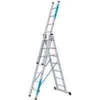 Zarges 41537 Skymaster Trade Combination Ladder 3-Part 3 x 7 Rungs