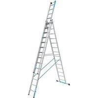 Zarges Skymaster Plus X Combination Ladder 3 x 14 Tread 4150 x 500 x 250mm Plastic