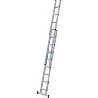 Zarges 44834 3.8m 2 x 8 D-Rungs Everest 2DE Extension Ladder