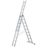 Zarges 48980 Light Trade Combination Ladder 3Part 3 x 7 Rungs