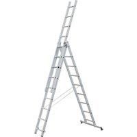 Zarges Light Trade Combination Ladder 3-Part 3 x 9 Rungs