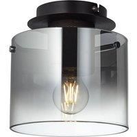Brilliant Ceiling light Beth with smoke shade, one-bulb