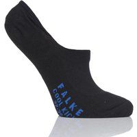 FALKE Unisex Cool Kick Invisible Liner Socks, Breathable Quick Dry, Black (Black 3000), 5.5-7.5 (1 Pair)