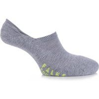 FALKE Cool Kick Invisible U in Liner Socks, Grey (Light Grey 3400), 4-5
