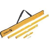 Stabila 80AS 3 Piece Level Set With Bag 19409