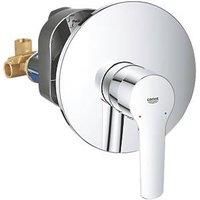 Grohe Mixer Shower Quickfix Start Single Temperature Control Brass Chrome Finish