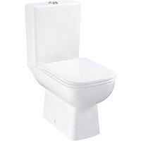 Grohe Start Edge Alpine White Slim Close-Coupled Toilet & Cistern With Soft Close Seat