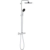 Grohe Vitalio Start 250 HP Rear-Fed Exposed Chrome Thermostatic Shower System (579YX)