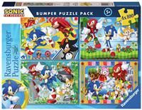 Ravensburger Sonic the Hedgehog 4x100 Pieces Puzzle