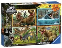 Jurassic World 4 X 100 Piece Jigsaw Puzzle