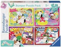 Squishmallows 4 x 100 Pieces Puzzles Set
