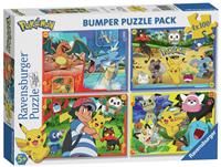 Pokemon Ravensburger Bumper Puzzle Pack 2 X 100 Jigsaw Puzzle **READ**