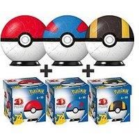 Ravensburger Pokemon Pokeball - 3D Jigsaw Puzzle Ball for Kids Age 6 Years Up - 54 Pieces