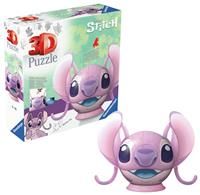 Ravensburger Disney Stitch Angel with Ears 72 piece 3D Jigsaw Puzzle for Adults and Kids Age 6 Years Up - No Glue Required