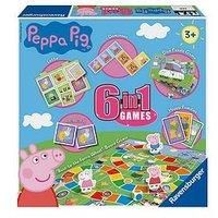 Ravensburger PEPPA PIG 6 IN 1 GAMES BOX Toys Puzzles BN