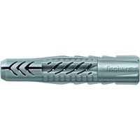 fischer 62754 UX Wallplug, Gray, 6 x 35