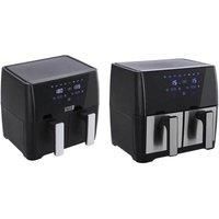 8L Dual Basket Air Fryer with Touch Screen & Programs