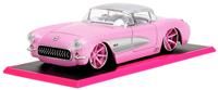 JADA Pink Slips 1:24 1957 Chevy Corvette Die-Cast Car w/Base, Toys for Kids and Adults