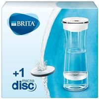 BRITA Fill & Serve Graphite Water Filter Carafe, Volume 1.3L/Funnel 0.5L - White