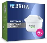 BRITA MAXTRA PRO Limescale Expert Water Filter Cartridge 6 Pack - Original BRITA refill for ultimate appliance protection, reducing impurities, chlorine and metals