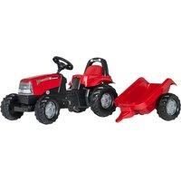 Rolly Kid Case CVX 1170 Tractor with Roll Bar and Trailer