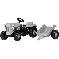 ROLLY KID TOYS RIDE ON PEDAL TRACTOR Grey Fergie & Trailer 014942 Kids Rollykid