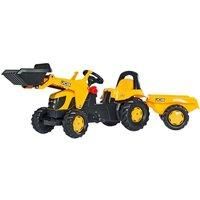 Rolly Toys Rolly Kid JCB Tractor with Frontloader and Trailer
