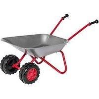 Child'S Metal Wheelbarrow With Double Front Wheel