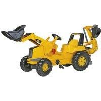 Rolly Caterpillar Tractor with Frontloader and Rear Excavator