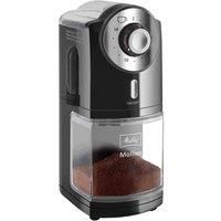 Melitta Molino Coffee Grinder, 1019-01, Electric Coffee Grinder, Flat Grinding Disc, Black/Red