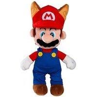 Super Mario - Racoon Mario 30cm officially licensed soft plush toy in multicolour