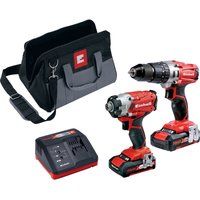 Einhell 2.0 Ah Power X-Change Cordless Combi Drill and Impact Driver - Twin Pack