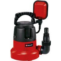 Einhell Submersible Pump GC-SP 3580 LL (350 W, 8000 L/H Extraction Down to 1 mm, Pump Start At 8 mm, integrated Non-Return Valve, Floating Switch, Carry-Handle)