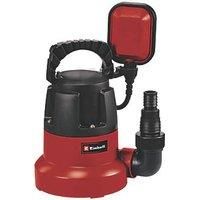 Einhell Submersible Pump GC-SP 3580 LL (350 W, 8000 L/H Extraction Down to 1 mm, Pump Start At 8 mm, integrated Non-Return Valve, Floating Switch, Carry-Handle)