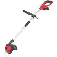 Einhell Cordless Lawn trimmer GE-CT 18 Li Kit Power X-Change (telescopic long Adjustable Handle, Tiltable Motor Head, incl. 20 plastic Blades, 2.0 Ah Battery and High-Speed Charger included)